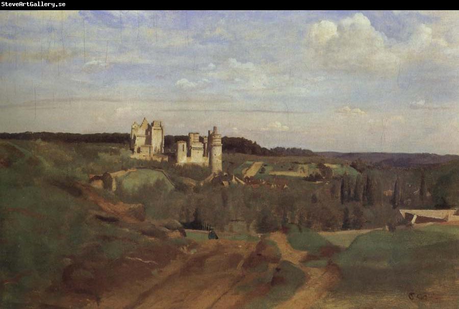 Corot Camille The castle of pierrefonds